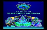 56 Sutra of SAMRIDDHI SADHANAnarayanreikisatsangparivar.com/pdf/books/english/...SAMRIDDHI SADHANA. Narayan Reiki Satsang Parivar Rajeshwari ji Modi, "Rajdidi" " Satyug" is a social