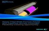 7142 Wide Format Printer with FreeFlow Accxes Controller