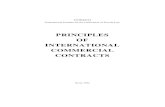PRINCIPLES OF INTERNATIONAL COMMERCIAL CONTRACTS