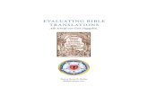EVALUATING BIBLE TRANSLATIONS - Wisconsin Evangelical Lutheran