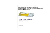 NETGEAR RangeMax Wireless PC Card WPN511 User Manual