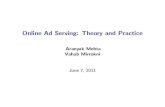 Online Ad Serving: Theory and Practice - SIGMETRICS