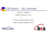 EJB Basics â€“ By Example - Dave Landers