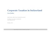 Corporate Taxation in Switzerland