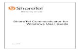 ShoreTel 13 Communicator for Windows User Guide - Support