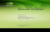 NVIDIA ForceWare Graphics Drivers Release 95 Notes