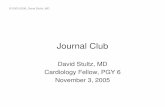 2005 11 03 Journal Club