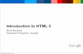 Introduction to HTML 5 - Coding In Paradise