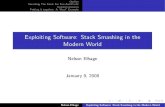 Exploiting Software: Stack Smashing in the Modern World