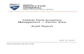 Vehicle Parts Inventory Management â€” Pacific Area Audit Report