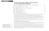 LESSON 1 1.1 Learning Worksheet Fundamentals