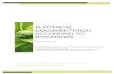 electrical documentation according to standards -