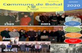 Numéro 63 Janvier Commune de Bohal 2020 · 2020. 8. 26. · Questembert, Ploermel et même Rennes et Nantes. Heureusement pour Bohal, certaines communes voisines ne voulaient pas