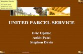 UNITED PARCEL SERVICE Central Problems - The Virtual Center for