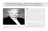 Moderates, Mennonites, and the Religious Right