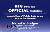 BIG Data and OFFICIAL Statistics