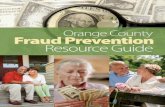 The Orange County Fraud Protection Resource Guide is intended to