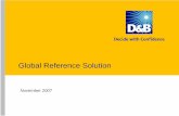 Global Reference Solution