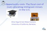 Opportunity costs: The fiscal cost of (not) educating immigrant
