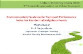 Environmentally Sustainable Transport Performance Index for
