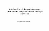 Application of the polluter-pays principle in the provision of