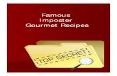 Famous Imposter Gourmet Recipes - Fraser Web and eLearning