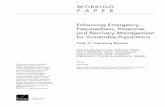 Enhancing Emergency Preparedness, Response, and Recovery
