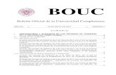 BOUCPágina | 4 19 de mayo de 2017 BOUC n.º 7 I.1.2. Vicerrectorado de Política Académica y Profesorado Acuerdo del Consejo de Gobierno de 4 de mayo de 2017, por el que se aprueban