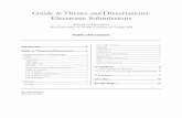 Guide to Theses and Dissertations: Electronic Submissions