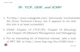 IP: TCP, UDP, and ICMP