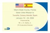 Miami-Dade County, Florida Sister Cities Mission to Tenerife