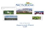 Approved Plant List - City of Sunrise, FL : Home