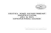 HOTEL AND APARTMENT INSPECTION (R1 & R2) OPERATING GUIDE