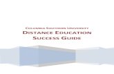 C S U DISTANCE EDUCATION SUCCESS GUIDE - myCSU - Columbia Southern