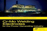 YOUR CHOICE FOR CREEP RESISTANT FILLER METALS Cr-Mo Welding Electrodes