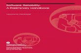 Software Reliability: A Preliminary Handbook