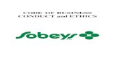 CODE OF BUSINESS CONDUCT and ETHICS - Sobeys - Home