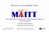 Wireless LAN Auditing Tools