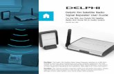 Delphi XM Satellite Radio SKY Fi2 Overpack Signal Repeater User