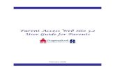 Parent Access Web Site 3.2 User Guide for Parents