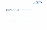 Intel(R) Math Kernel Library for Linux* OS User's Guide