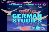 BOOKS FOR COURSES GERMAN STUDIES