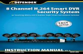8 Channel H.264 Smart DVR Security System