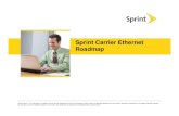 Sprint Carrier Ethernet Roadmap