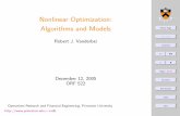 Nonlinear Optimization: Algorithms and Models