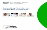 Enhancing Peer Review Survey Results Report