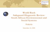 World Bank Safeguard Diagnostic Review: South African