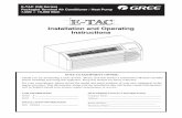E-TAC (GB Series) Packaged Terminal Air Conditioner / Heat Pump