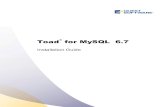 Toad for MySQL Installation Guide