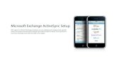 Microsoft Exchange ActiveSync Setup